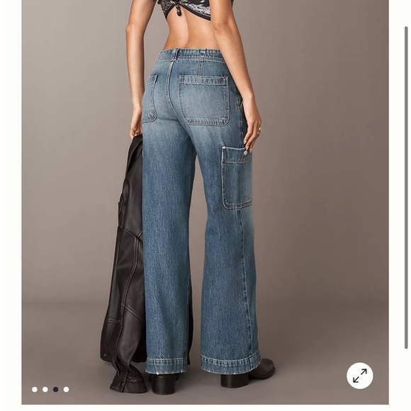 Pilcro Midrise Cargo Jeans Cabincore - Picture 4 of 7